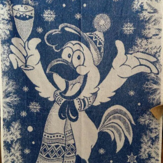 Махровий рушник банний, дизайн здорова.