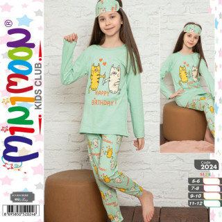 Дитячий трикотажний комплект, піжама для дівчинки 5-6 років.