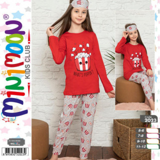 Дитячий трикотажний комплект, піжама для дівчинки.