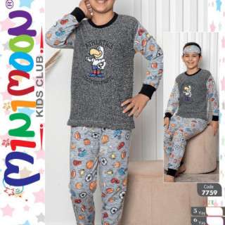 Дитячий трикотажний комплект, піжама для хлопчика