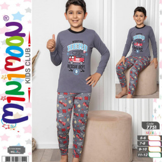 Трикотажний комплект, піжама для хлопчика х/б 100