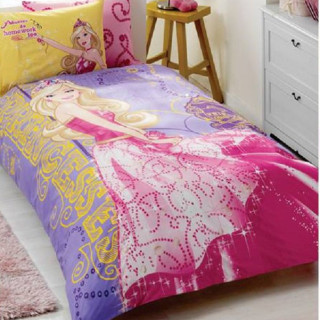 Комплект дитячої постільної білизни TAC Barbie Charm School