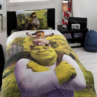 Комплект дитячої постільної білизни TAC Shrek Three In One