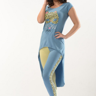 Комплект жіночий футболка та лосини