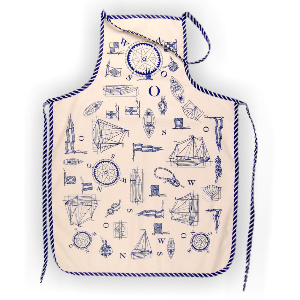 Махровий кухонний фартух Морячок Махровий кухонний фартух Морячок