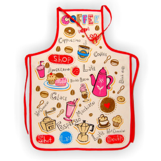 Махрова кухонна фартух Смачна кава