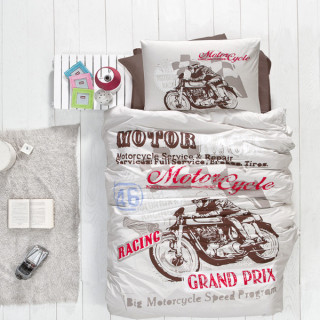 Постільна білизна First Choice ranforse Big race полуторна