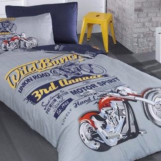 Постільна білизна First Choice ranforse напівторна Biker