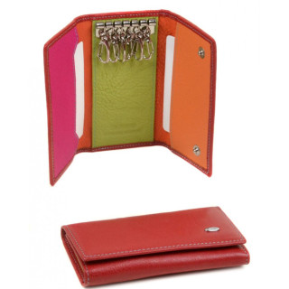 Ключниця жіноча з натуральної шкіри, гаманець-ключниця