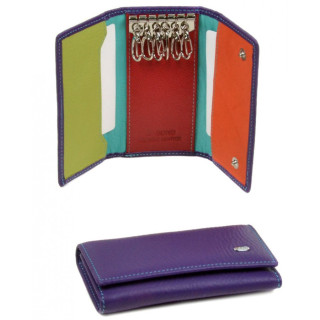 Ключниця жіноча з натуральної шкіри, гаманець-ключниця