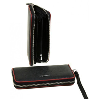 Гаманець жіночий великий на блискавці з натуральної шкіри.