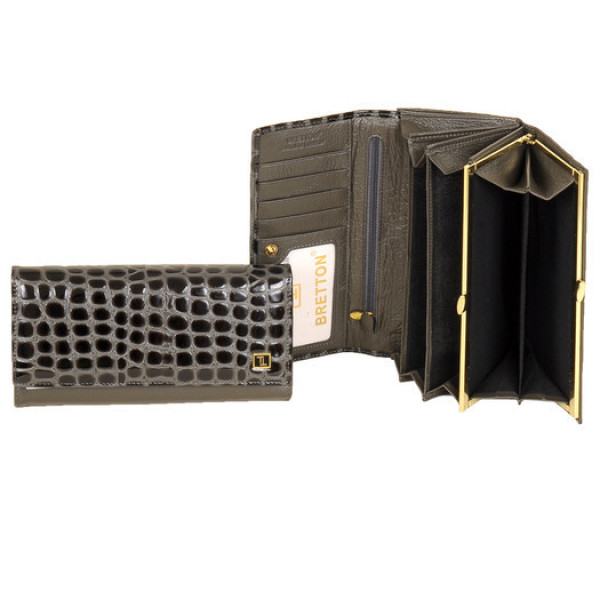 Гаманець жіночий лак + натуральна шкіра Гаманець жіночий лак + натуральна шкіра