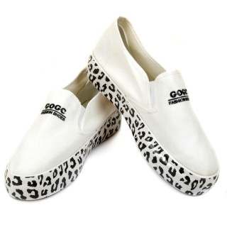 Сліпони білі 38р на 25 см, жіночі мокасини.