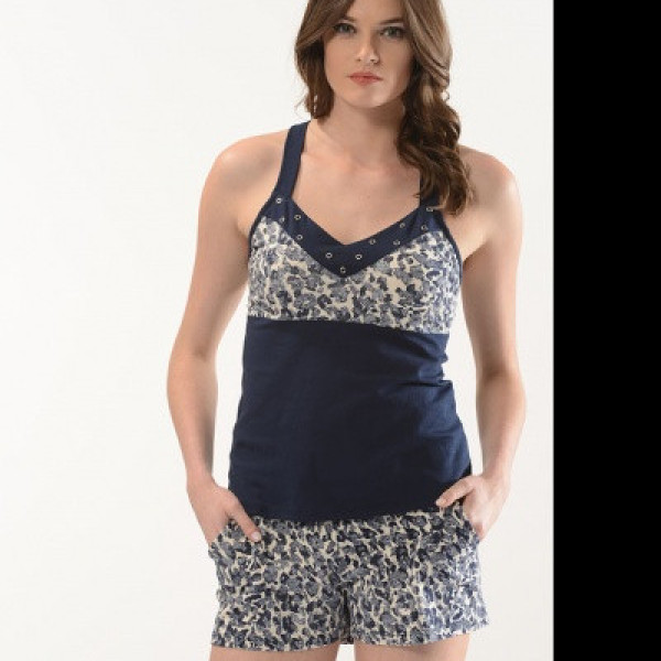 Комплект жіночий трикотажний, турція, майка з шортами 18035 Комплект жіночий трикотажний, турція, майка з шортами 18035