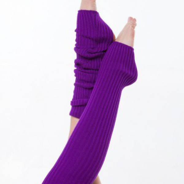 Гетри для танців розігрівальні 45 см бузкові світлі! Гетри для танців розігрівальні 45 см бузкові світлі!