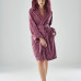 Халат жіночий із капюшоном Nusa ліловий S, M