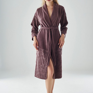 Nusa Халат жіночий Nusa 8715 суха троянда