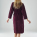 Nusa Халат женский Nusa 8715 фиолетовый.
