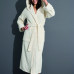 Nusa Халат женский с капюшоном Nusa кремовый, 2XL