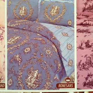 Комплект постільної білизни євро Le Vele, Ronesans, сатин