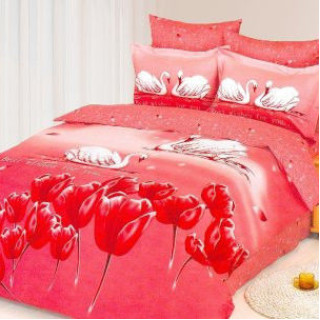 Комплект постільної білизни євро Le Vele, Kugu, сатин