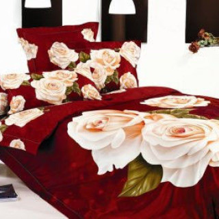 Комплект постільної білизни євро Le Vele, Strast, сатин