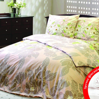 Полуторный комплект постельного белья Бязь МАГНОЛІЯ