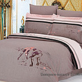 Комплект постільної білизни євро Le Vele, Hokey, сатин