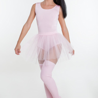 Купальник гімнастичний (46, рожевий, еластик)