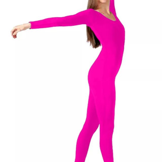 Комбінезон для танців, біфлекс яскраво рожевий, ціна залежить від розміру!