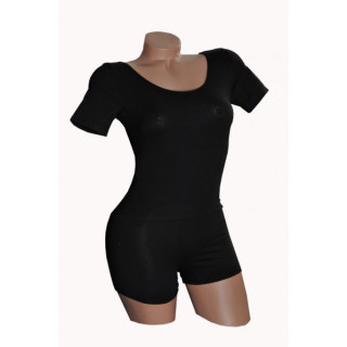 Купальник гімнастичний (трико) з шортами та коротким рукавом для танців біфлекс 46р.