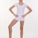 Купальник гімнастичний (трико) із шортами без рукавів для танців х/б 104-170 р.