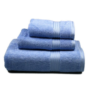 Рушник махровий (блакитний), 40х80 см