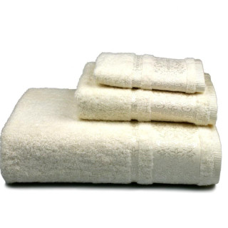 Рушник махровий Bamboo new (кремовий), 50х90 см