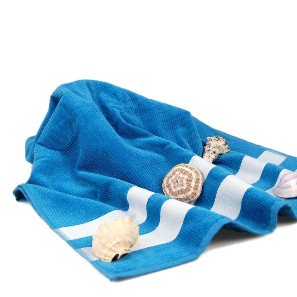 Рушник пляжний велюровий (темно бірюзовий), 70х150см Рушник пляжний велюровий (темно бірюзовий), 70х150см