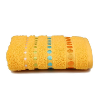 Рушник махровий Pretty dots (жовтий), 50х90см