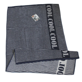 Рушник махровий Cool, 60*130, модель Lines синій