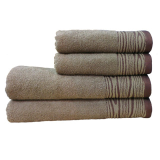 Рушник махровий Tree, 70Х140 см, 430 г/м2 (кавовий)