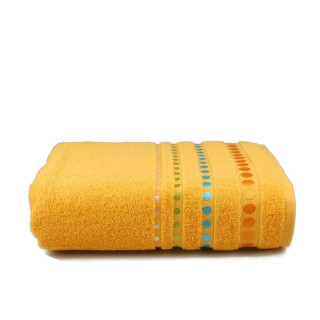 Рушник махровий Pretty dots (жовтий), 70х140см