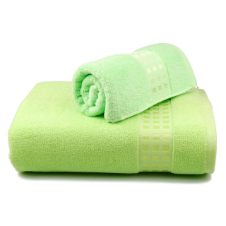 Рушник махровий Зеро Твіст (зелений), 50х90 см