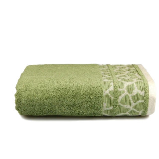 Рушник махровий Giraffe (оливковий), 70х130см