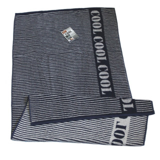 Рушник махровий Cool, 50*90, модель Lines синій