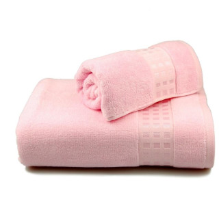 Рушник махровий Зеро Твіст (рожевий), 50х90 см