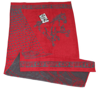 Рушник махровий Cool, 50х90 см, дизайн Sport car червоний