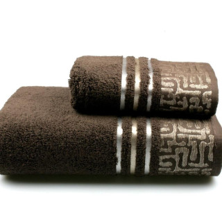 Рушник махровий Perseus (т.коричневий), 50х90см
