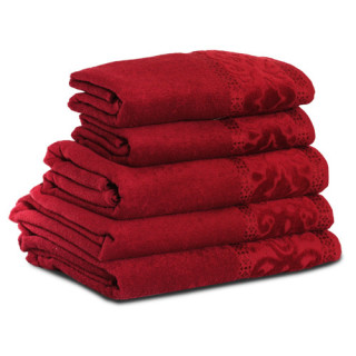 Махровий рушник МЕЛ ТЕМ, 70х140 см, 360 г/м2 (бордовий)