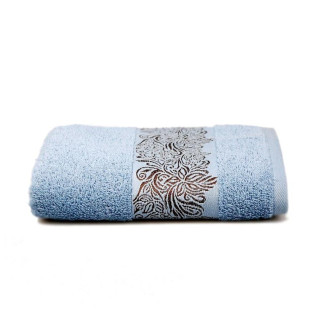 Рушник махровий Laura (блакитний), 50х90 см