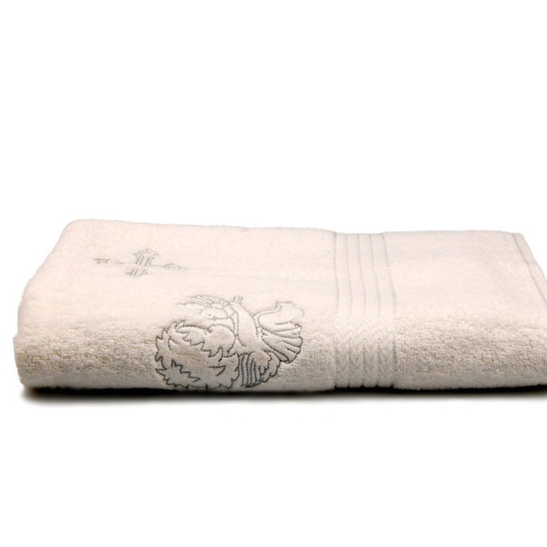 Полотенце махровое крестильное Крыжма, 90х90, 420г/м2 (белое с серебром) Полотенце махровое крестильное Крыжма, 90х90, 420г/м2 (белое с серебром)