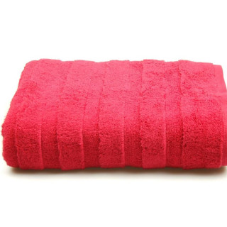 Рушник махровий Страйп (бордовий), 50х90 см