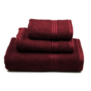 Рушник махровий (бордовий), 40х80см